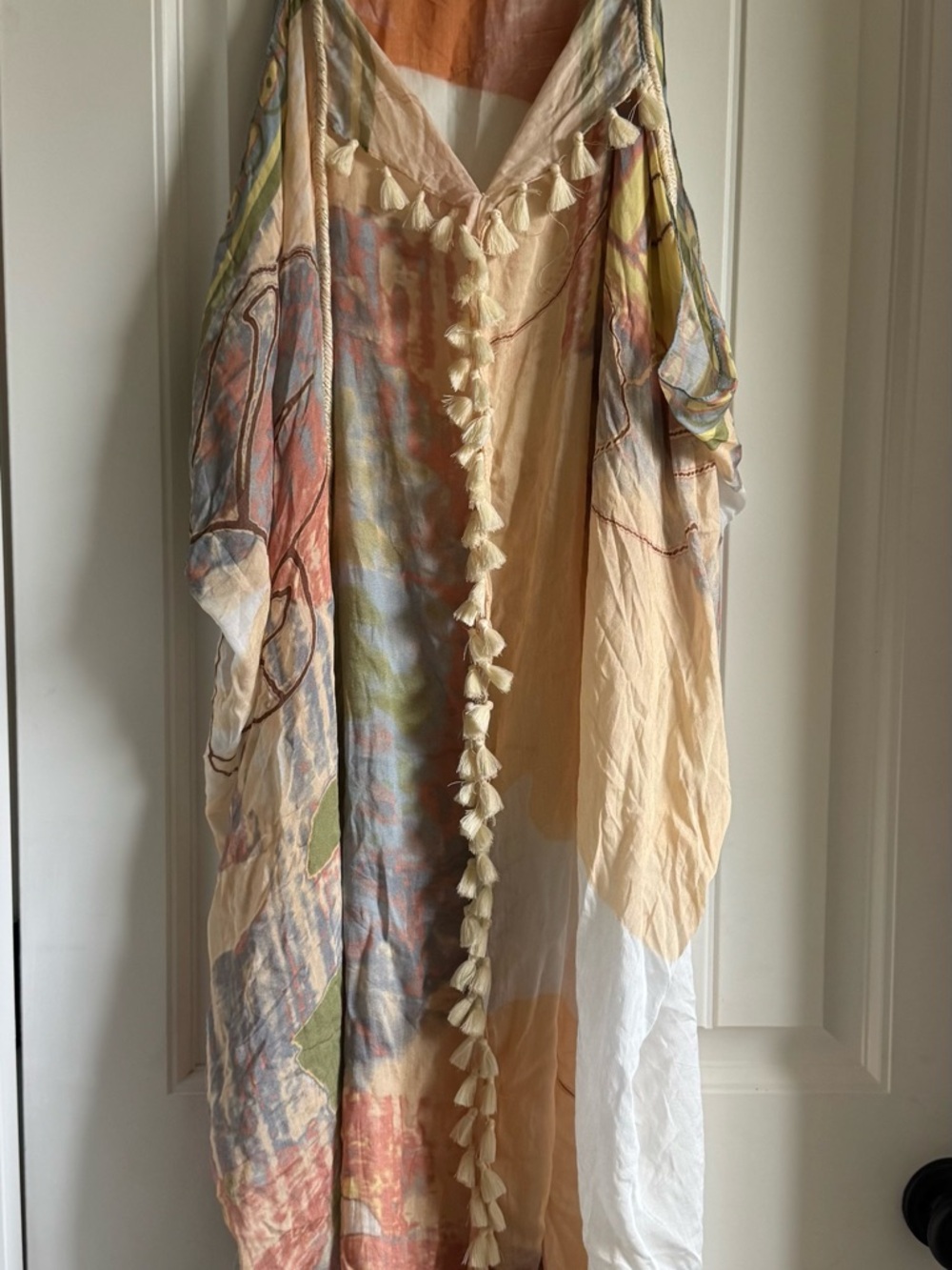 Pool to party swim cover dress boho